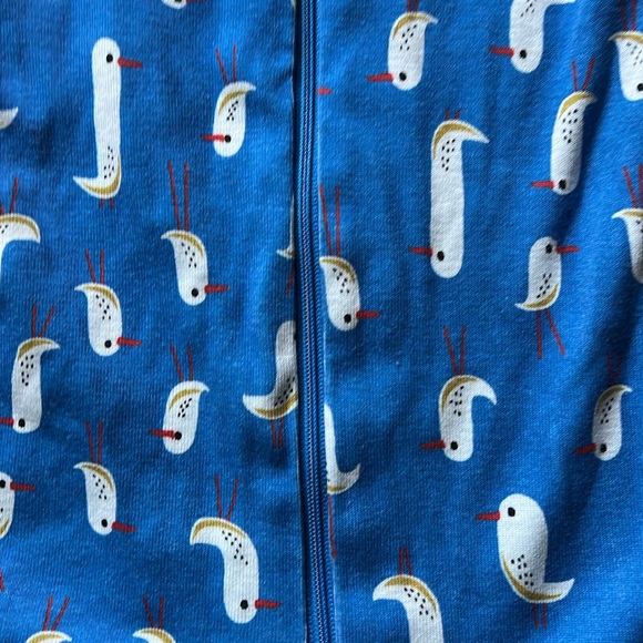 EUC Hanna Andersson Blue Seagull Onesie 3-6 months - Picture 2 of 3
